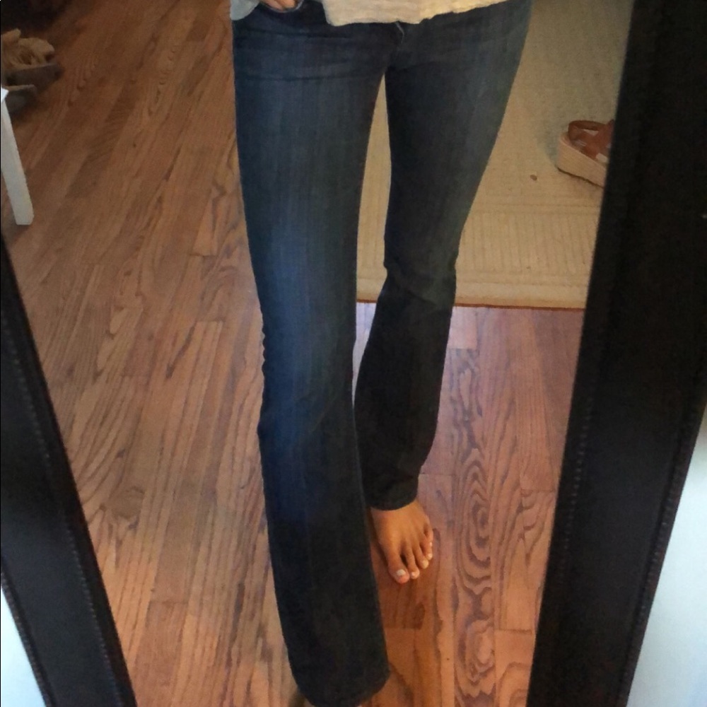 7 FOR ALL MANKIND - dark wash bootcut